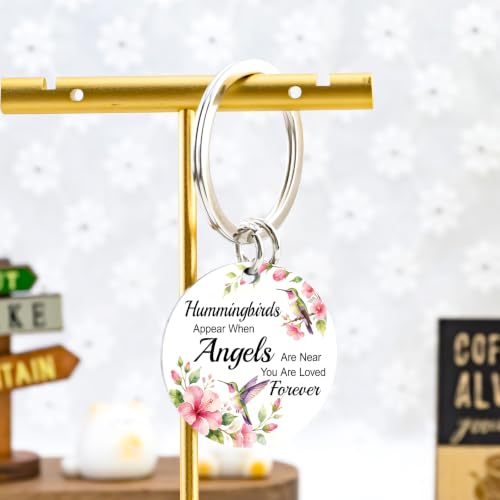 Hummingbird Keychain Grief Gifts for Women Hummingbird Gifts | Condolences Gift Basket for Loss Bereavement Sympathy Gifts for Loss of Loved One Mother Son Husband Daughter Friends