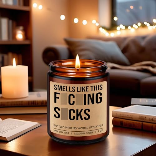 GSPY Candles, Sending Hugs, Grief, Comfort Gifts for Women Men - Sympathy Gifts for Loss of Loved One, Mom, Dad, Husband, Pet - Memorial, Thinking of You, Miscarriage, Condolences, Bereavement Ideas