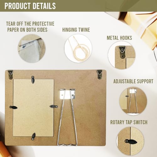 Memorial Gifts Picture Frame for Loss of Dad Grandpa Son, Sympathy Remembrance Gifts Frame for Loss of Papa, Keep Making Him Proud - color: Him