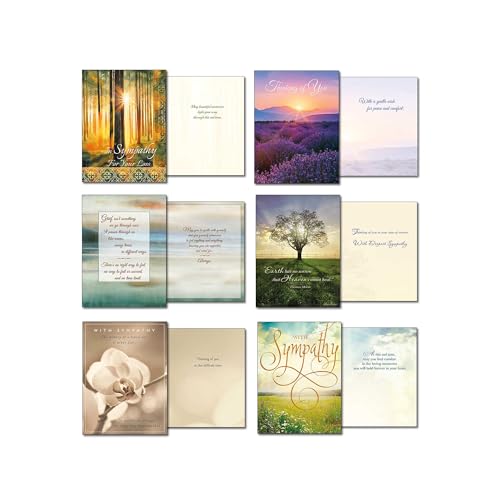 Leanin' Tree With Sincere Sympathy, 20 Bulk Sympathy Cards