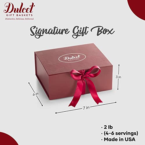 Dulcet Gift Baskets Gourmet Treats Gift Basket - Thank You Gift or Food Gift for Sympathy, Thank You, or Bereavement Ideas - Gourmet Delicious Baked Goods - Cookies, and Brownies Assortment Baked Goods