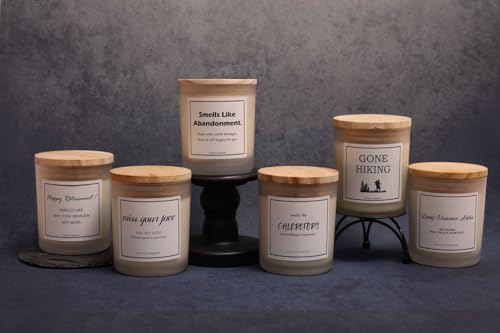 Best Friends Gifts for Women, Friendship Gifts for Women, Miss Your Face Lavender Candle for Bestie, Lavender Scented Candle, Natural Soy Wax & Natural Essential Oils - color: Miss Your Face
