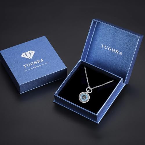 TUGHRA Mother's Day Gifts Gold Locket Necklaces for Women, 925 Sterling Silver Heart Photo Lockets Memorial Keepsake Jewelry Gift for Mom, Wife, Daughter - style: 2766-Timer
