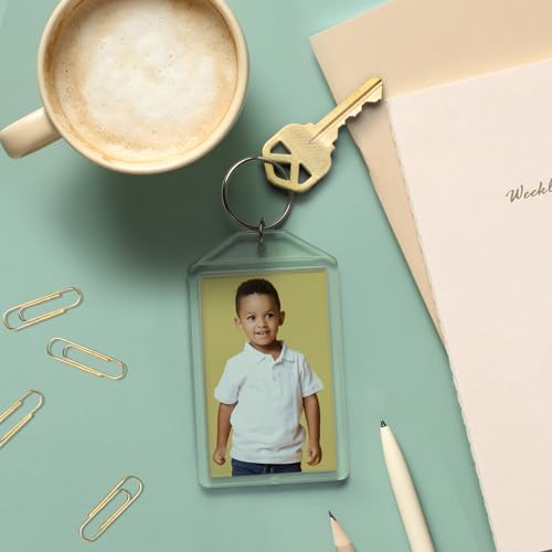 1.75" x 2.75" Acrylic Photo Keychains