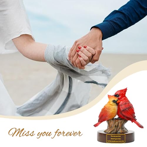 Tian Zhun Cardinal Memorial Gifts Sympathy Gifts for Loss of Loved One Husband Wife Bereavement Gift Cardinal Figurine Statue