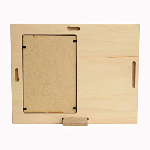 LifeSong Milestones Personalized Memorial Sympathy Picture Frame, If Heaven WASN’t So Far Away We Know You Would Be Here Today, Custom Frame Holds 4x6 Photo, Made in USA (Maple) - color: Maple