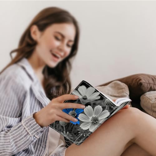 Small Photo Album 3.5x5 inch 80 Pictures PU Leather Photo Albums with Transparent Inner Pockets & Elastic Band for Wedding Boys Girl Travel Family Pictures - Blue Sunflowers - color: Blue Sunflowers, size: 3.5x5 Photo Album