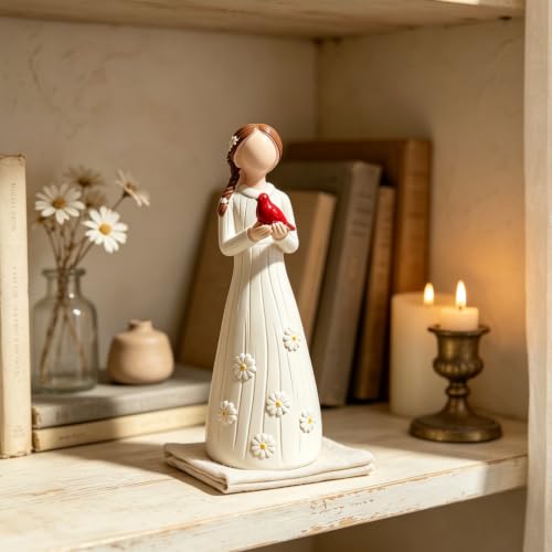 Cardinal Sympathy Gift, Remembrance Decor, Bereavement Gift for Mom & Dad