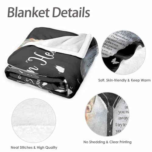 Custom Memorial Blanket with Picture Personalized Sympathy Remembrance Condolences Bereavement Gifts Sympathy Gifts for Loss of Loved One Mother Dad Grandma Grandpa Sister Daughter Friend - color: Design18