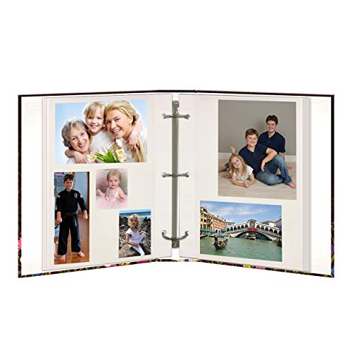 Pioneer Photo Albums TR-100D/CG Magnetic 3-Ring 100 Page Photo Album, Chocolate Garden Design - color: Chocolate Garden