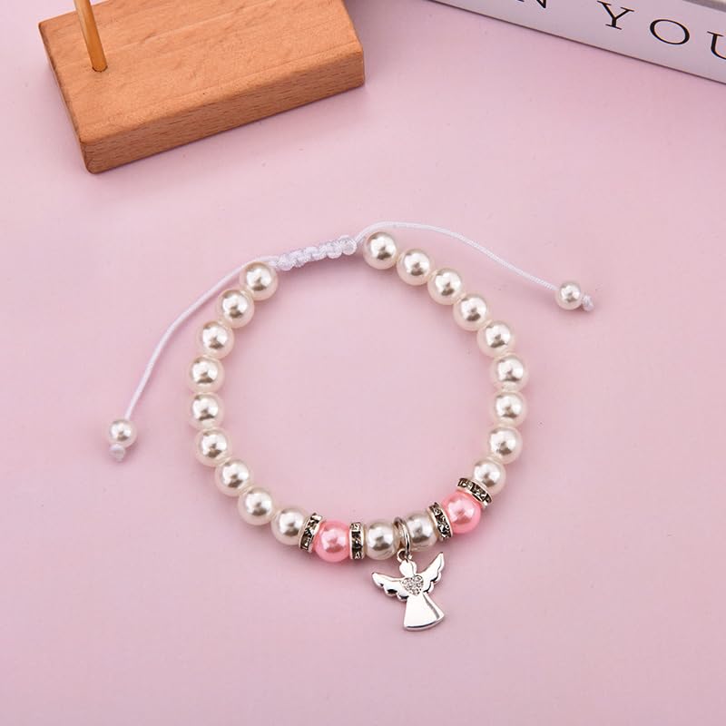 ShiQiao Spl Memorial Sympathy Gifts Bracelets for Loss of Mom Dad Remembrance Bereavement Gifts for Women Inspirational Angel Bracelet