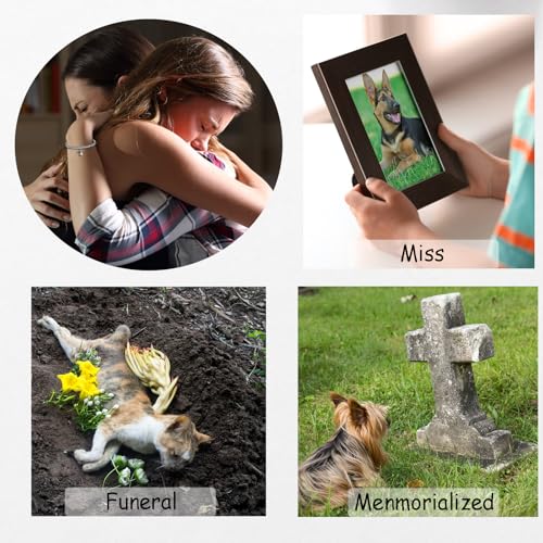 Sympathy Gifts for Loss of Loved One, Memorial Bereavement Gifts for Loss of Mother Father Husband Pets, Angel Bracelet Beads for Women - style: loss of dog
