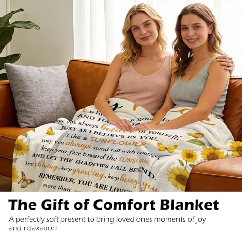 Nieces Gifts from Aunt, Niece Blanket 50x60 Inches - Inspirational Throw Blankets for Women, Adult Niece Birthday from Auntie/Uncle, Soft Plush Gift for Nieces - color: Niece