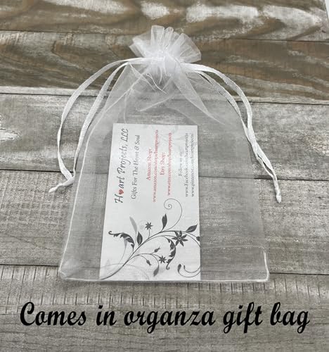 Christmas Memorial Ornament – A Piece of My Heart is in Heaven – Angel Wings Ornament – Remembrance for Loss of Loved One