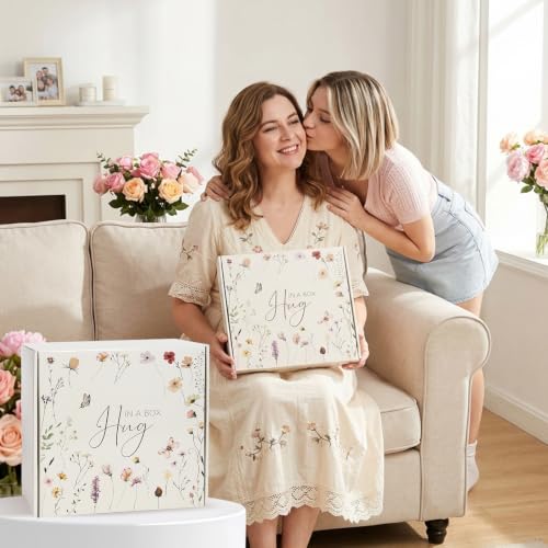 Birthday Gifts for Women - 13pcs Get Well Soon Self Care Gifts Box, Sympathy Bereavement Gift Basket, Thinking of You Surgery Recovery Condolences Care Package for Mom Her Wife Best Friend Sister