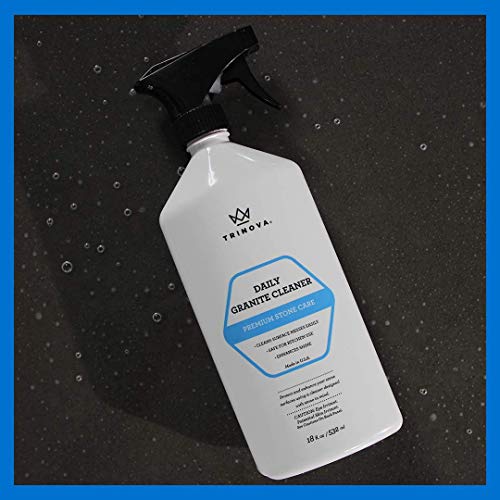 TriNova Granite Cleaner & Polish Gallon Refill, 128 fl oz | pH-neutral granite, marble, quartz and sealed-stone gallon refill. - style: 1 Gallon