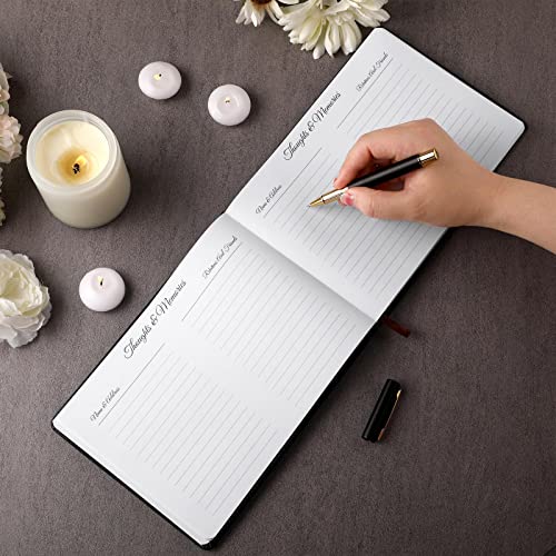 Yingzhao Funeral Guest Book for Memorial Service in Loving Memory Guest Book with Pen 144 Pages Cardinal Celebration of Life Party Supplies Funeral Sign in Books for Guests - style: A Limb