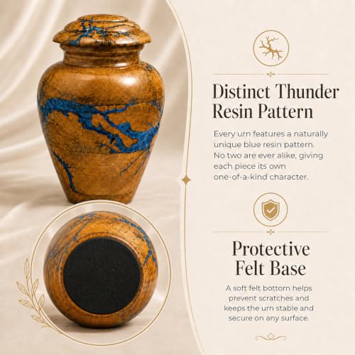 Plant Urn-Parent (Thunderstorm- Keepsake, Urns) - color: Thunderstorm- Keepsake