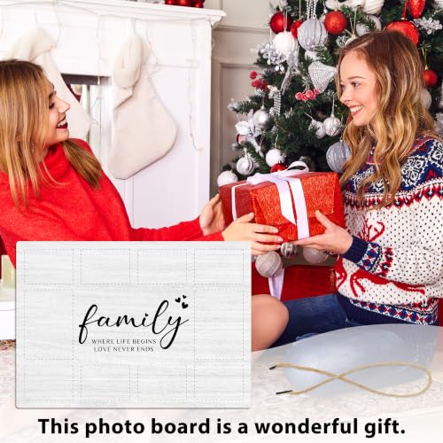 Family Picture Frames, Collage Photo Hanging Display Picture Board - color: Family-2