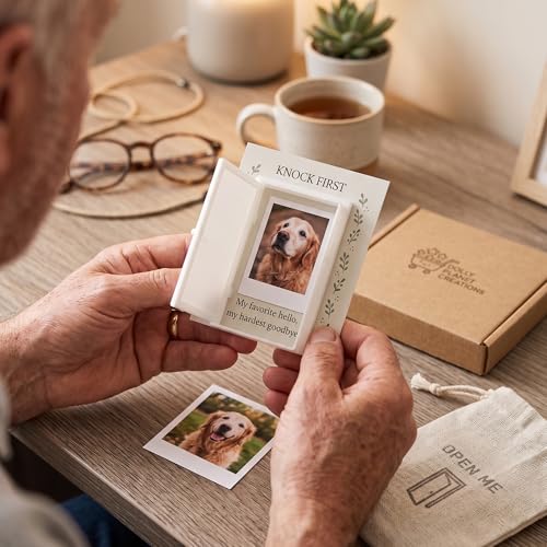 3D Pop Up Dog Memorial Card Set with Box - color: Dog - My Hardest Goodbye