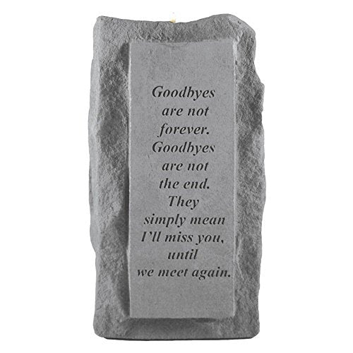 Kay Berry 05220 Goodbyes Are Not...Single-Tall Votive Holder