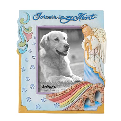Enesco Jim Shore Rainbow Bridge, Photo Frame, 7.75 inch-Height