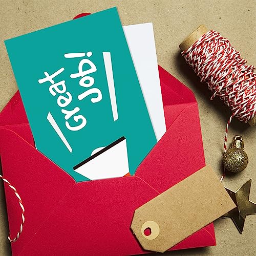 Yeaqee Employee Appreciation Cards Kudos Notes Motivational Blank,Classic - style: Classic