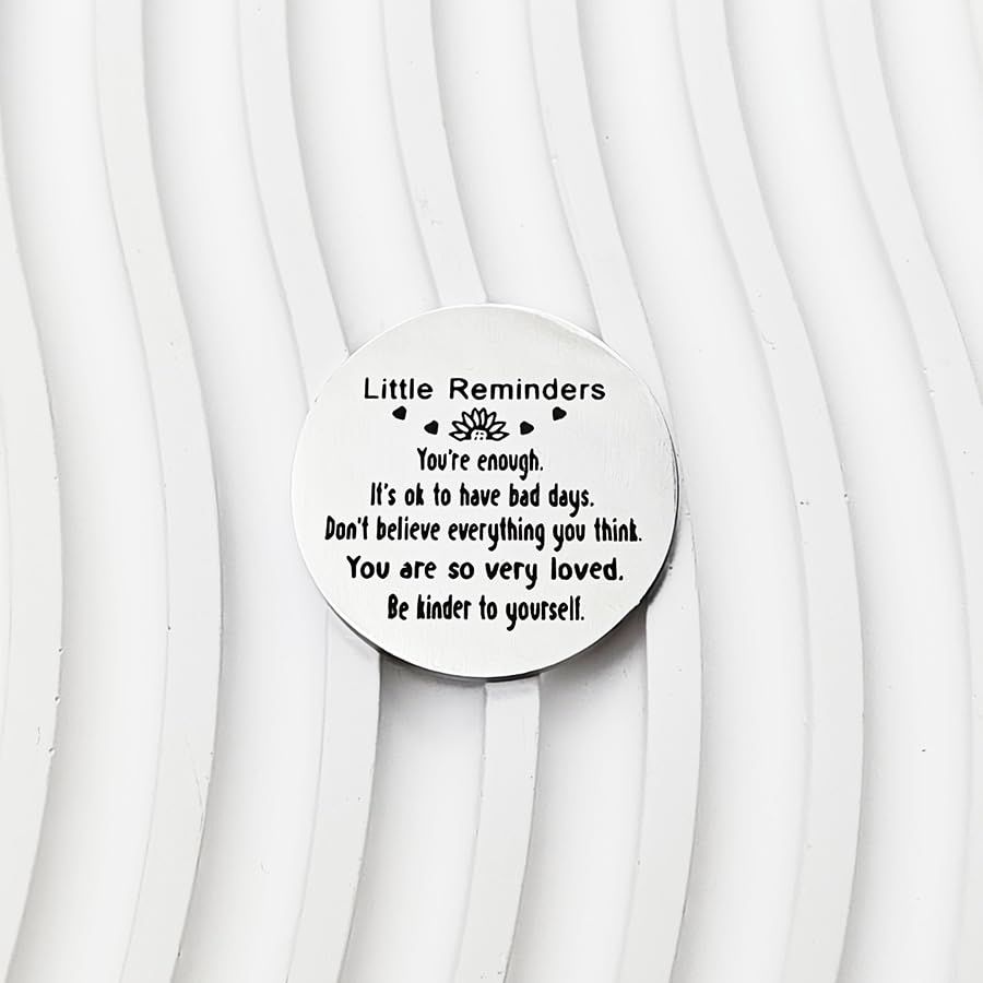 RFTWXHPN Long Distance Relationship Friendship Gifts for Women Men Pocket Hug Tokens Christmas Gift for Boyfriend Girlfriend - color: Little Reminders You Are Enough