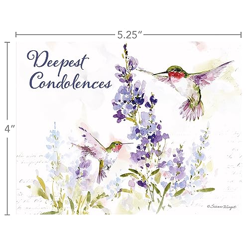 Lang, Hummingbird Sympathy Assorted Boxed Note Cards