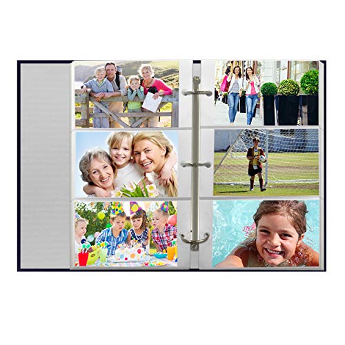 Pioneer Photo Albums STC-504 Navy Blue Photo Album, 504 Pockets 4"x6", 1 Count (Pack of 2) - color: Navy Blue, size: Pack of 2