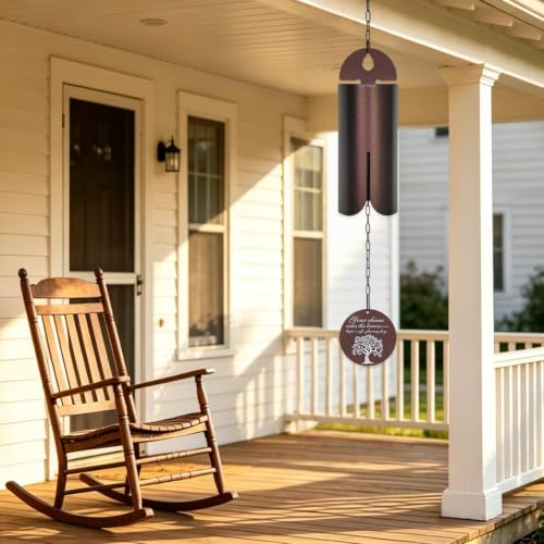 Deep Resonance Serenity Bell Heroic Wind Bell,27" Wind Chimes for Outside