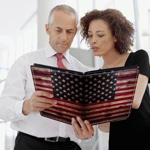 Photo Album 4x6 120 Pockets Photos with Elastic Band, PU Leather Photo Books Small Mini Capacity Picture Album for Family Wedding Travel Anniversary Baby Vacation Pictures, American Flag - color: American Flag