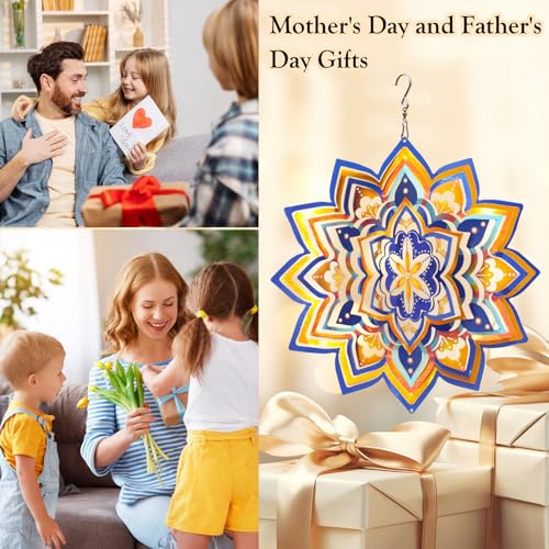 Wind Spinner Mandala Starry Sky Design, Mandala Decoration & Gift - color: Mandala Starry Sky