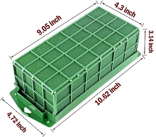 Takytao Floral Foam Cage 6 Pack, Dry Flower Cage Holders, Green Foam Cage - size: 6 pcs