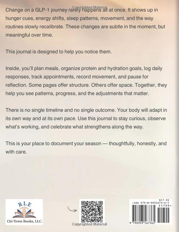 GLP-1 Tracker Journal - Deluxe Edition: Track Your Progress, Celebrate Your Wellness