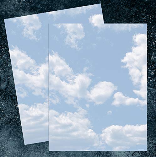Great Papers! Clouds Letterhead, 80 Count, (2014106), 8.5 x 11 inches (Pack of 12) - size: 8.5 x 11 inches (Pack of 12)