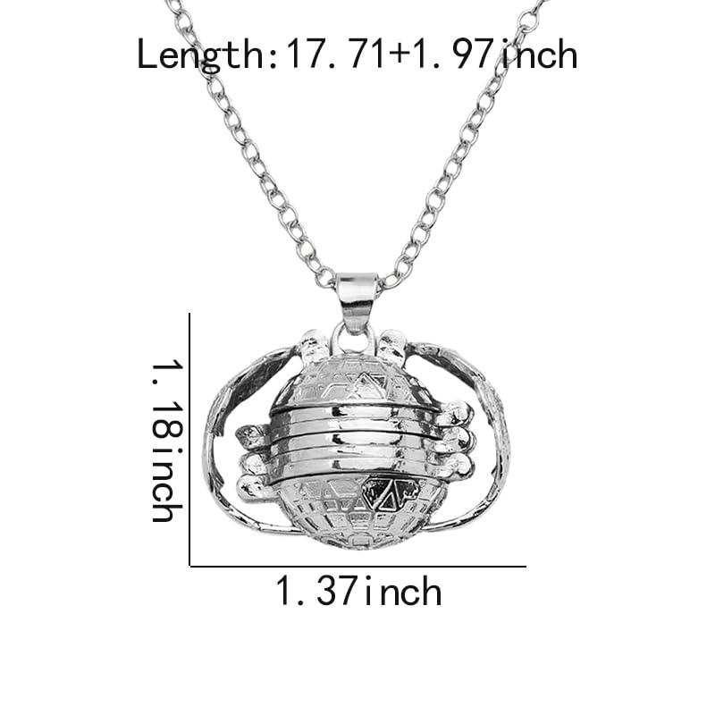 YALLNASL Angel Wing Locket Necklace With Photo Album Necklaces Memorial Gifts for loss of Daughter Son Christmas Birhthday Gift - color: Sliver