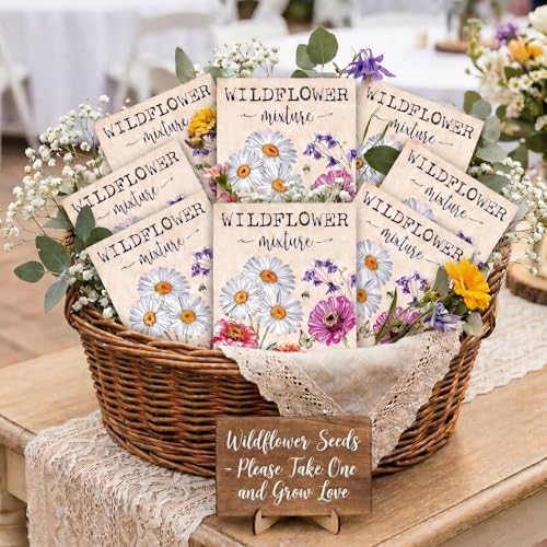 Seed Needs Wildflower Seed Packet Gift Favors for Party Events & Giveaways