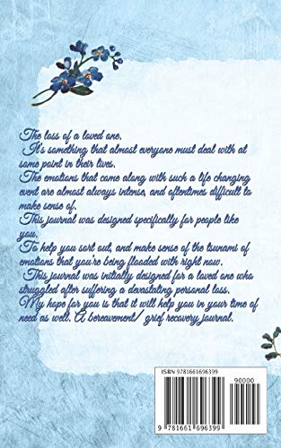 Forget You Not...: Guided Bereavement Journal with Prompts