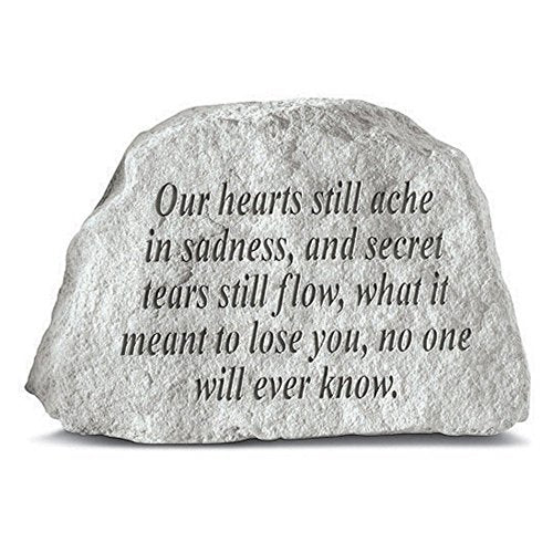 78120 Our Hearts Still Ache… Memorial Garden Stone, Multicolor