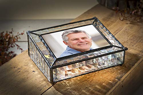 Memory Box 4x6 Photo Storage Display Case Decorative Keepsake - J Devlin Pbox 103