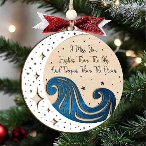 Loss of Father/Grandfather Sympathy Gifts for Bereavement, Remembrance Gift for Loss Dad, Bereavement Gift Ideas, Sympathy Gifts for Lost of Dad, Memorial Christmas Ornaments (C11) - style: C11