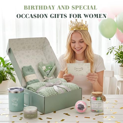 Get Well Soon Gifts for Women Care Package After Surgery Recovery Self Care | Get Well Gift Basket for Women Relaxing Comfort Birthday Gifts Feel Better for Mom Friend Teacher Coworker