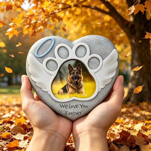 Rainbow Bridge Pet Memorial Stone, Sympathy Gift for Dog Loss