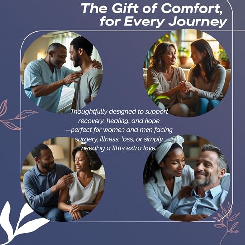 Get Well Gifts For Women Get Well Soon Gift Basket Men, Cancer Care Package Surgery Recovery Hug Blanket For Patient Chemo Gifts Feel Better Gift For Women Encouragement Gift Set For Men