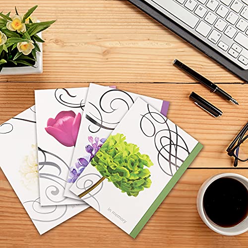 Mr. Pen- Sympathy Cards, 12 Pcs, Bereavement Cards with Envelopes - color: Multicolor