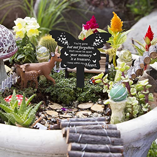 Roowest Grave Decoration for Cemetery Grave Marker for Memorial,Warm Style