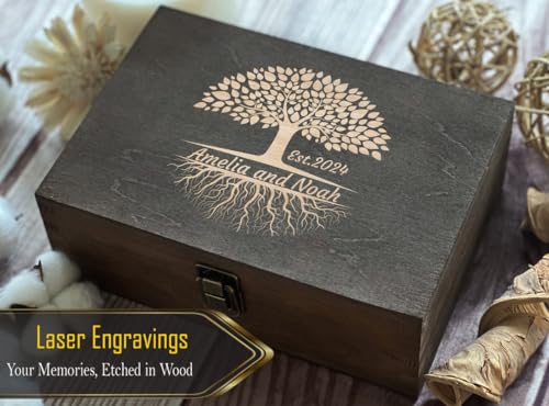 Tree of Life Commemoration - Custom Laser Engraved Memorials with Personalized Names, Perfect Sympathy & Memorial Gift
