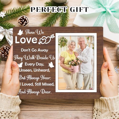 Memorial Picture Frame In Loving Memory Gifts Of Mother Father Grandma Grandpa Remembrance Photo Frame Fits 4 x 6 Inch Photo Memorial Gifts for Loss of Loved Grandmother Grandfather Grandparents