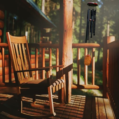 Memorial Gifts for Loss of Sister,Memorial Wind Chimes 25'', Loss of Sister Sympathy Gifts, Home Decor Outdoor Garden, Soothing Melodic Tones with Mute Option